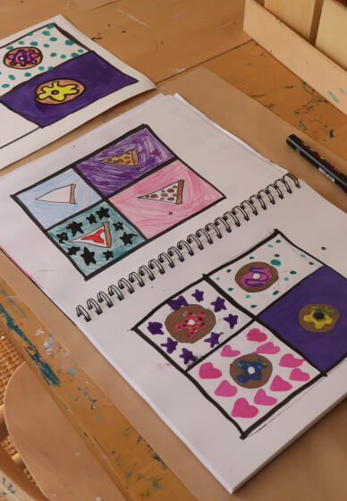10-lesson Weekly Kids Art Course (5-7 Years) for Term 3