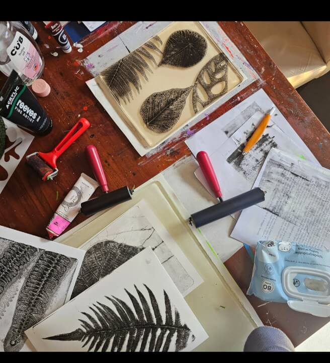 1:1 Gelli Printing Experience