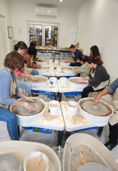 2 Hour Birthday Party Wheel Throwing Workshop