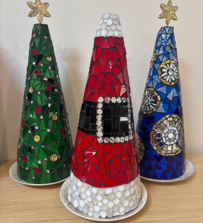 3-D Glass Mosaics Class