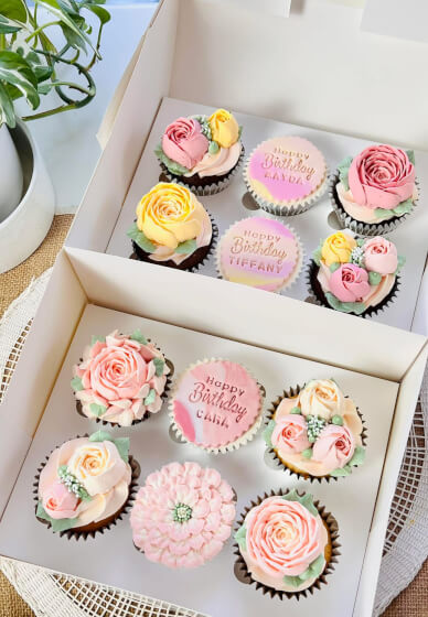 3D Flowers Buttercream Cupcakes Workshop