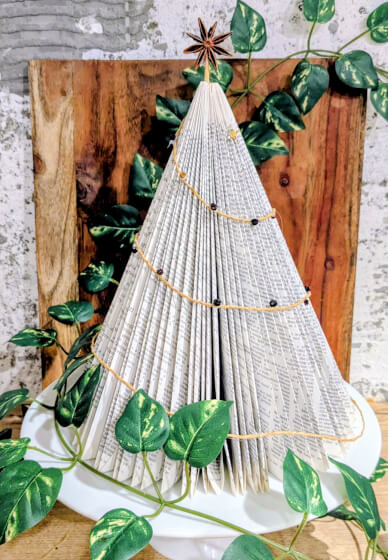 A Novel Christmas Book Folding Class