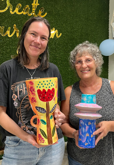 Abstarct Painting Vases Workshop