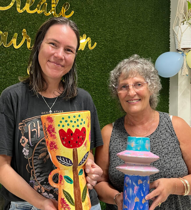 Abstarct Painting Vases Workshop