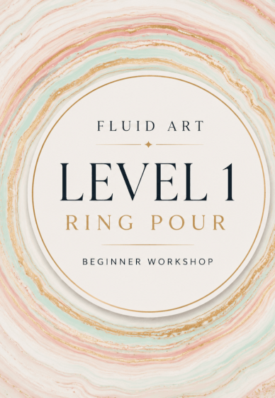 Abstract Acrylic Pouring Class – Ring Pour Art Experience