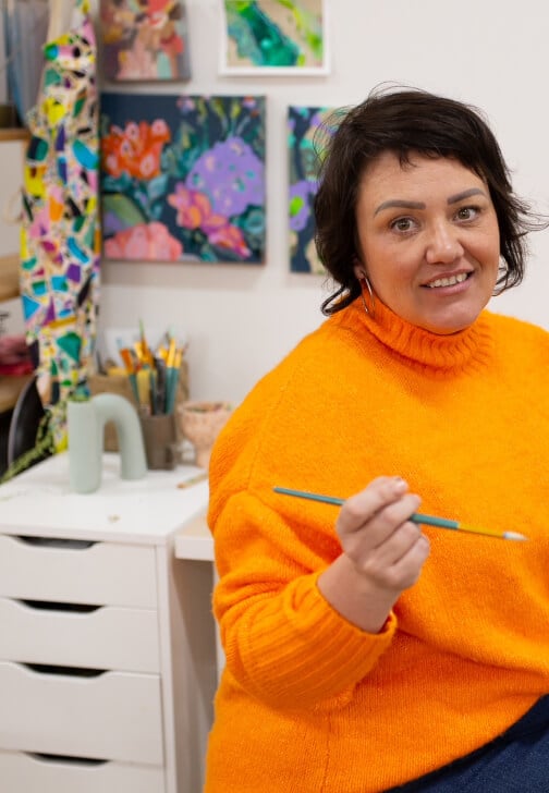 Abstract Expressionist Painting Workshop for Emotional Regulation