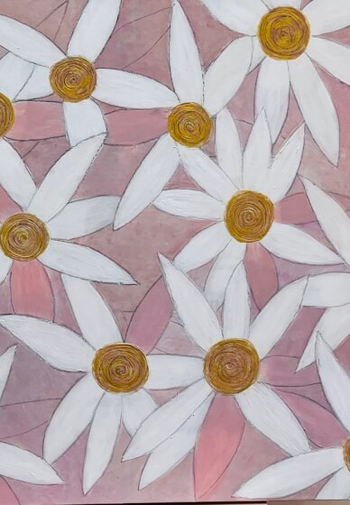 Abstract Floral Painting Class