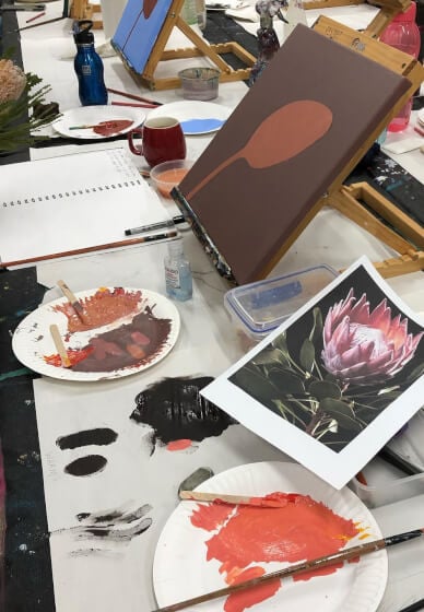 Abstract Painting Workshop: Native Botanicals