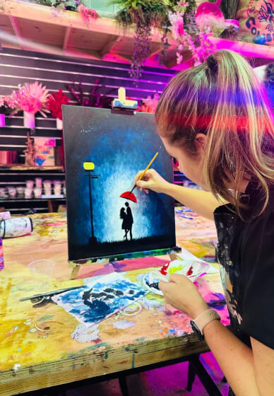 Acrylic Paint and Sip Class