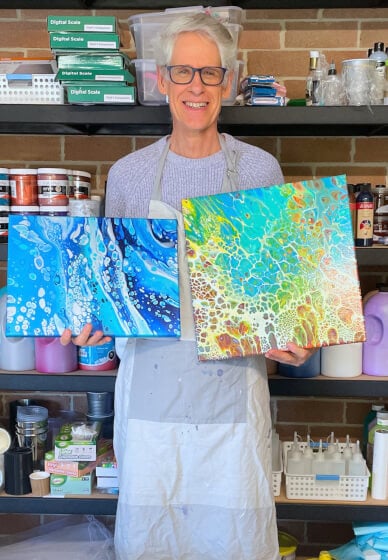 Acrylic Paint Pouring Class