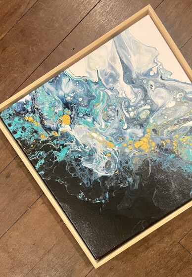 Acrylic Pouring Art - How to make artwork using acrylic pouring