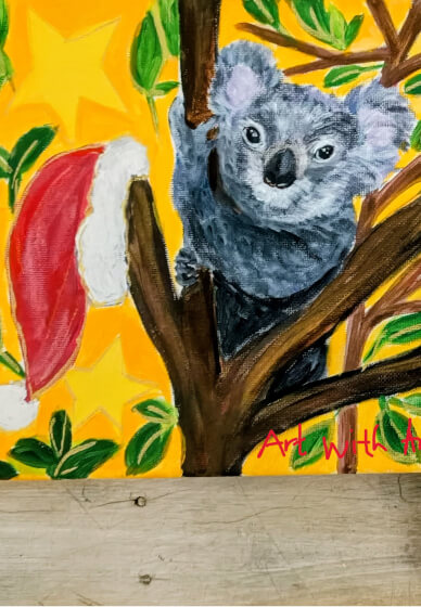 Acrylic Painting Class: Christmas Project One