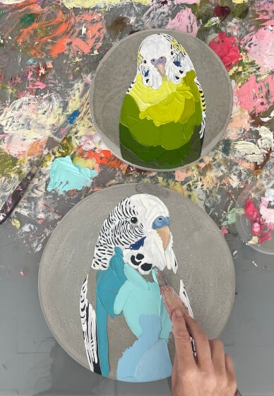 Acrylic Painting Class: Paint a Pretty Boy Bird