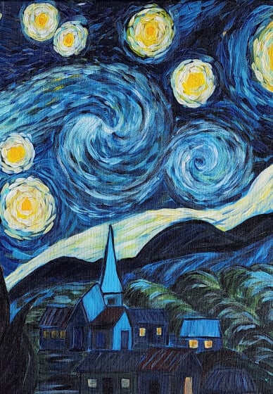 Acrylic Painting Course: Van Gogh's Starry Night