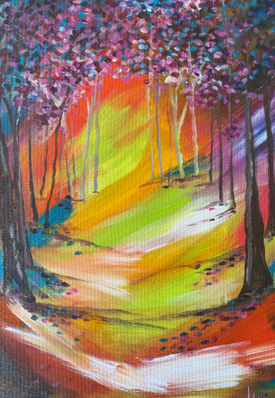 Acrylic Painting Workshop: Enchanted Forest