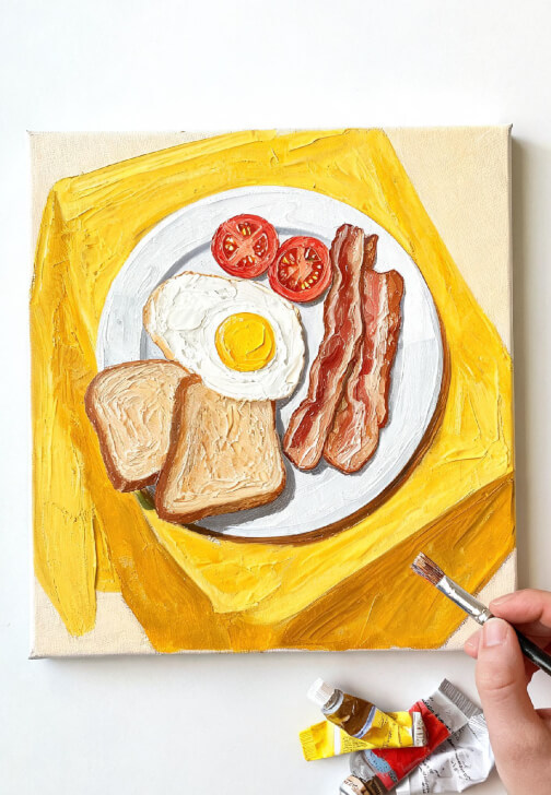 Acrylic Painting Workshop: Food Stories