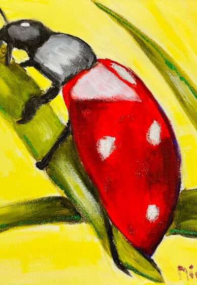 Acrylic Painting Workshop: Ladybird