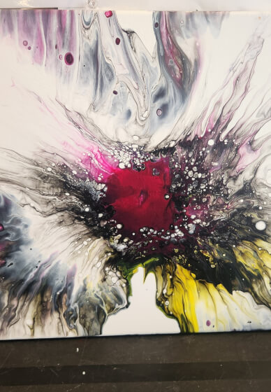 Kids' Acrylic Pouring Art Class in Melbourne