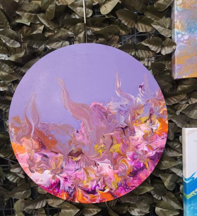 Acrylic Pouring Workshop: Flip Cup Pour / Silicone / Balloon Kiss