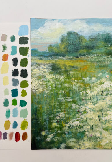 Acrylic Workshop: Paint Tasmania's Poppy Fields Like Renoir