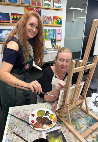 Adults Expressive Painting Class