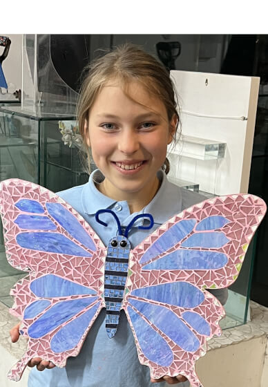 After School Mosaic, Fused Glass and Ceramic Painting Course