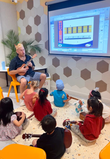 Age 3-5 Ukulele and Rhyme Class