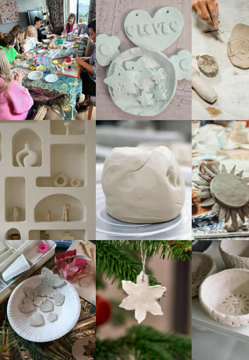 Air Dry Clay Pottery Making Workshop