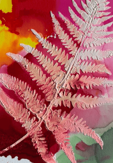 Alcohol Ink and Textured Canvas Art Class