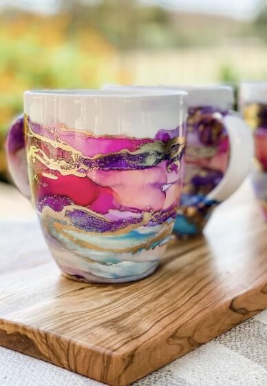 Alcohol Ink Mug Workshop