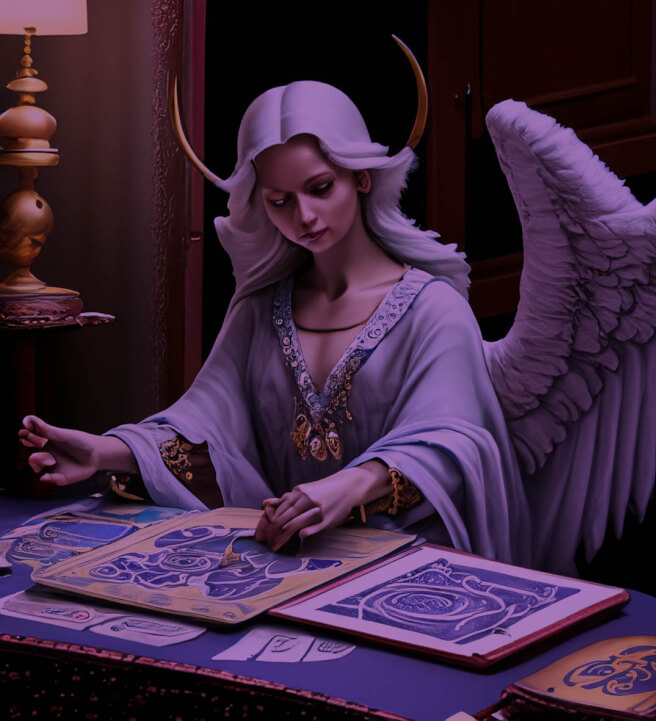 Angel Card Reading at the Vineyard