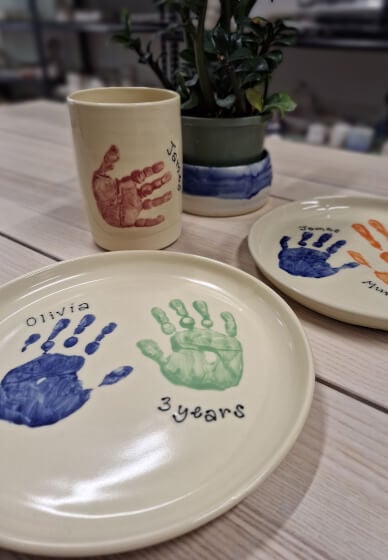 Baby Hand and Footprint Ceramics