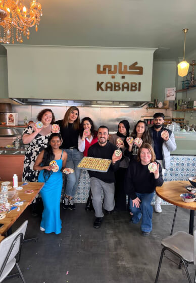 Baghlava Making and Decoupage Coaster Workshop