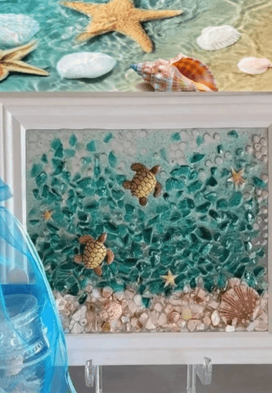 Beach Art Resin Workshop