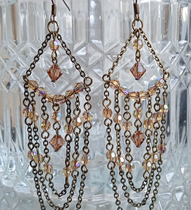 Beaded Bling Workshop: Sparkly Chandelier Earrings