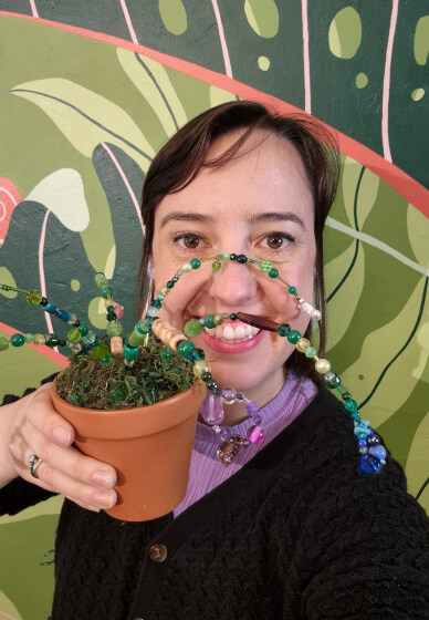 Beaded Pot Plant Class