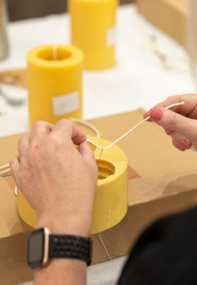 Beeswax Candle Making Class with Mead Tasting