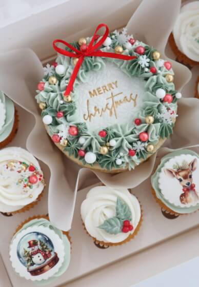 Beginner Christmas Bento Cake Box Class