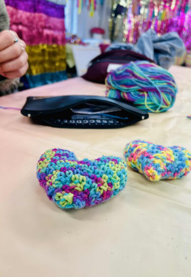 Beginner Three Hour Amigurumi Heart Workshop