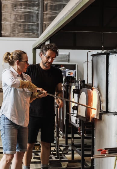 Beginner's Glassblowing Class for One: Private Half-Day