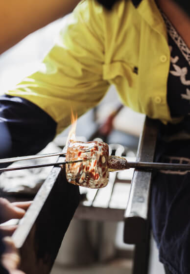 Beginner's Glassblowing Class for Two: Private Full-Day