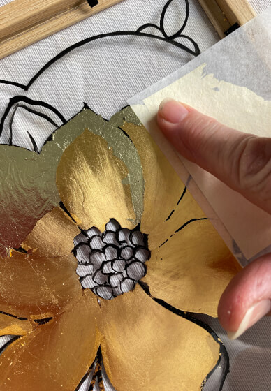 Beginners Gold Leaf Gilding on Glass Workshop