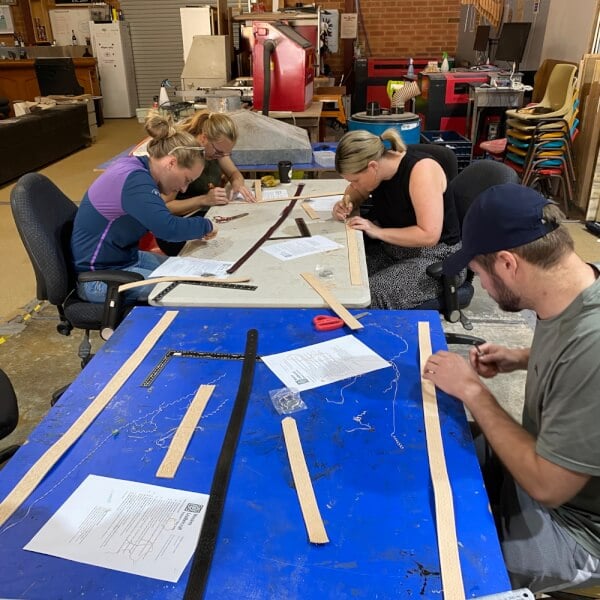 Beginners Leathercraft Class Belt Making Perth Gifts ClassBento