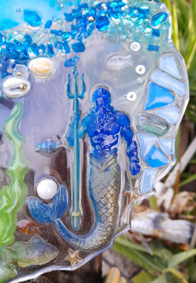 Beginner's Ocean Seascape Clock Workshop