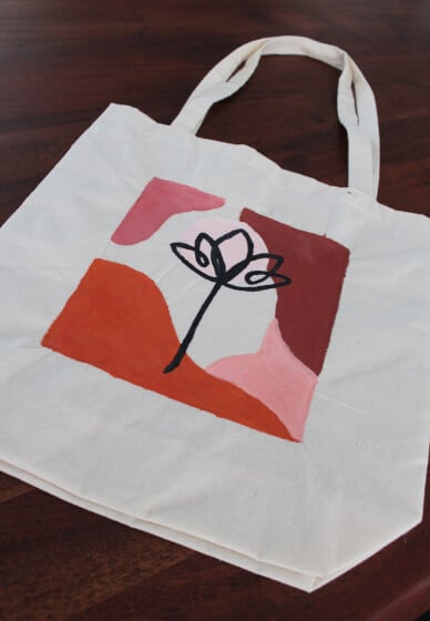 Beginners Sewing Class: Hand Painted Canvas Bags