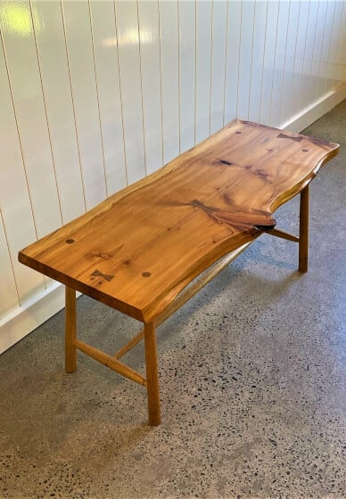 Beginner's Woodworking Course: Natural Edged Bench