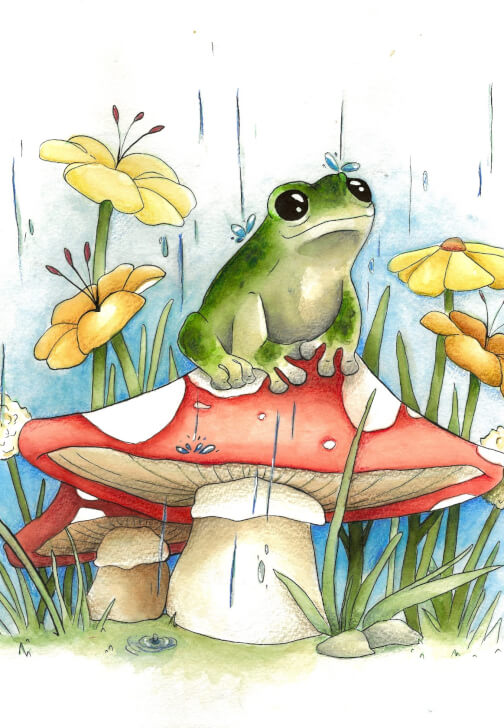 Bertie Watercolour Winter Workshop