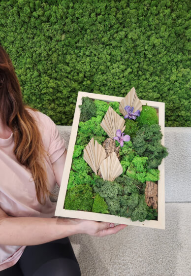 Biophilic Wall Art Workshop: Create Your Own Moss Frame