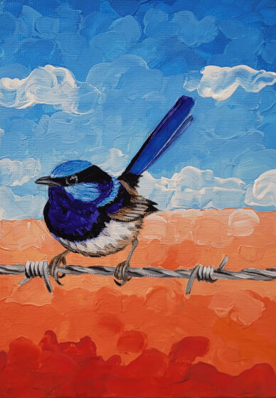 Bird on a Wire Painting Class
