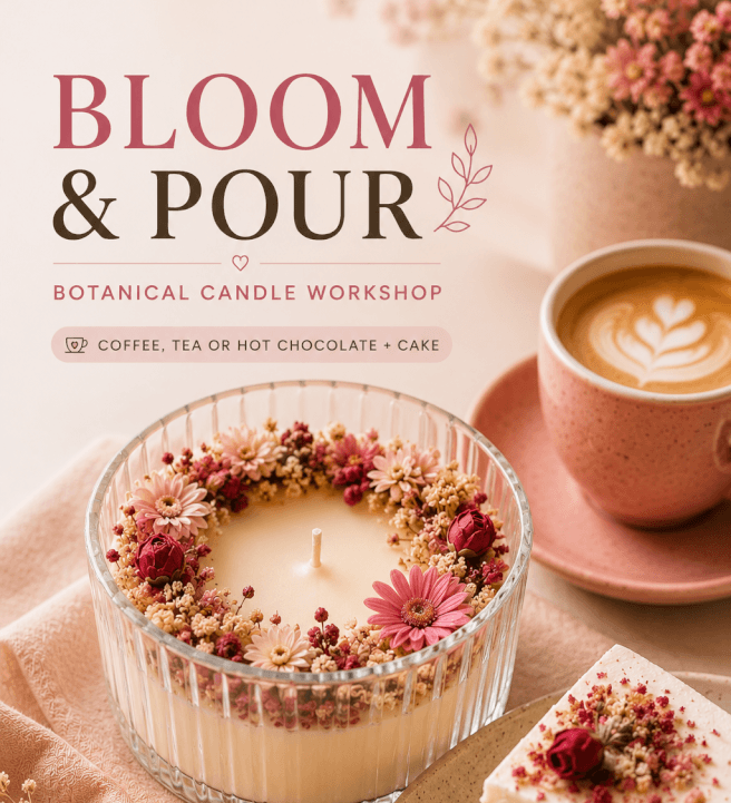 Bloom and Pour: Botanical Candle Workshop